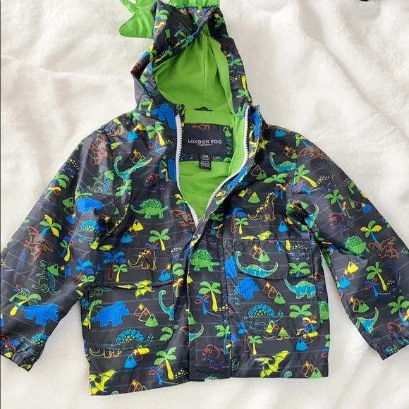 London Fog Dino Printed Jacket - Picture 3 of 8